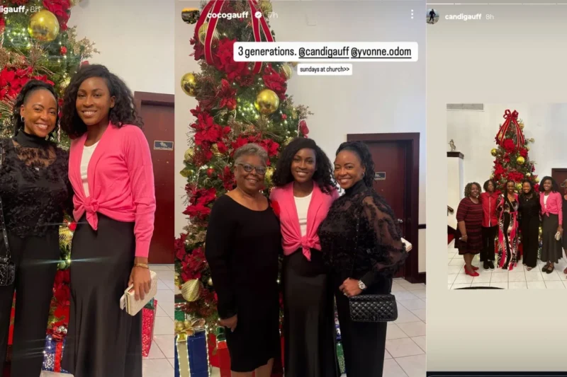 Coco Gauff Shares Heartwarming Christmas Moments With Her Mom After Church